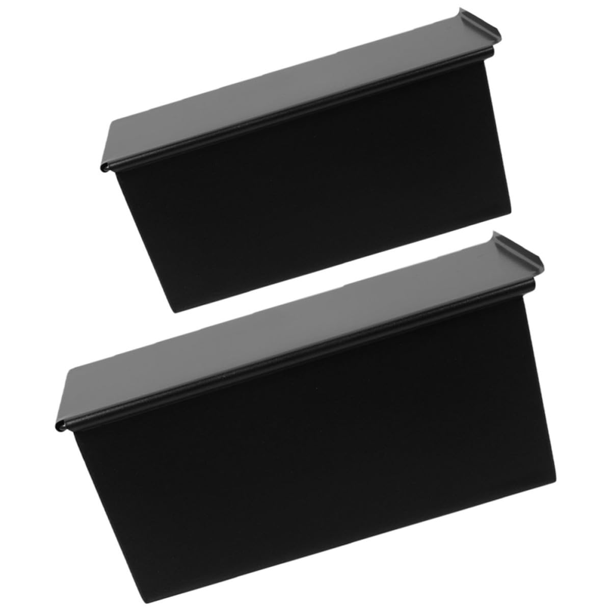 Molde para pan de molde antiadherente de acero al carbono juego de 2 piezas para hornear en casa