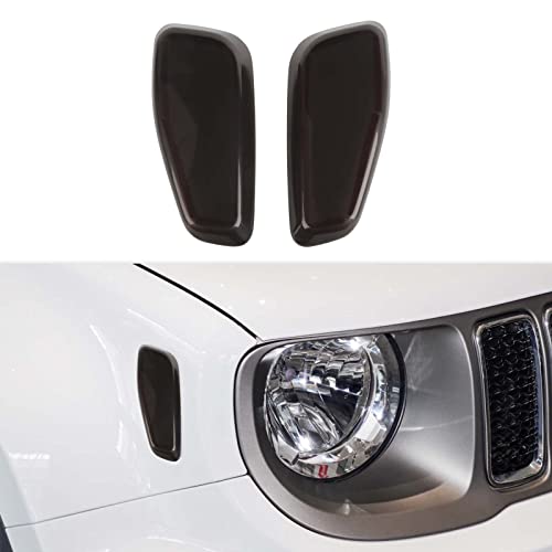 CheroCar Signal Light Cover Turn Light Cover Turn Signal Light Cover Trim Compatible with Jeep Renegade 2016-2025+