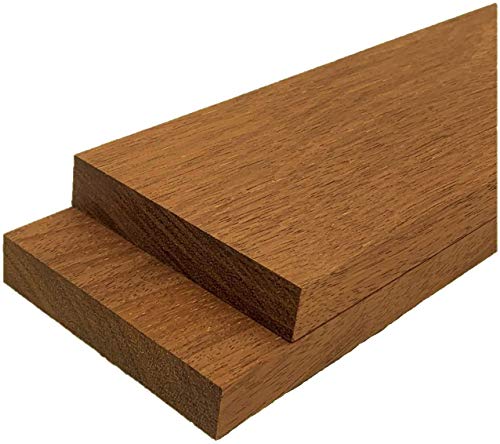 Barrington Hardwoods Merbau Lumber - 3/4' x 6' (2 Pieces) (3/4' x 6' x 12')