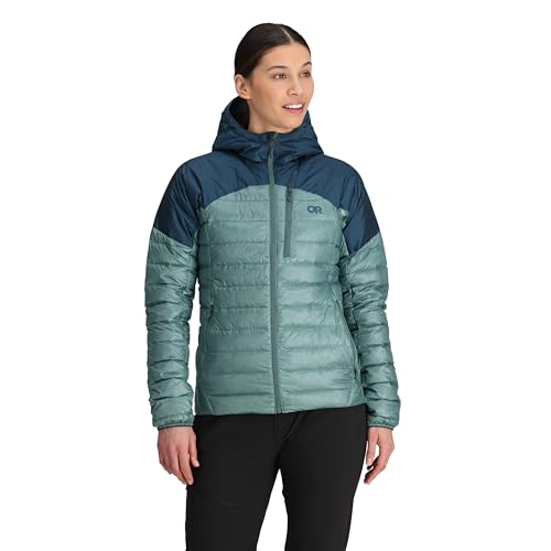 Veste à capuche Outdoor Research Helium femme pour randonnée et bivouac
