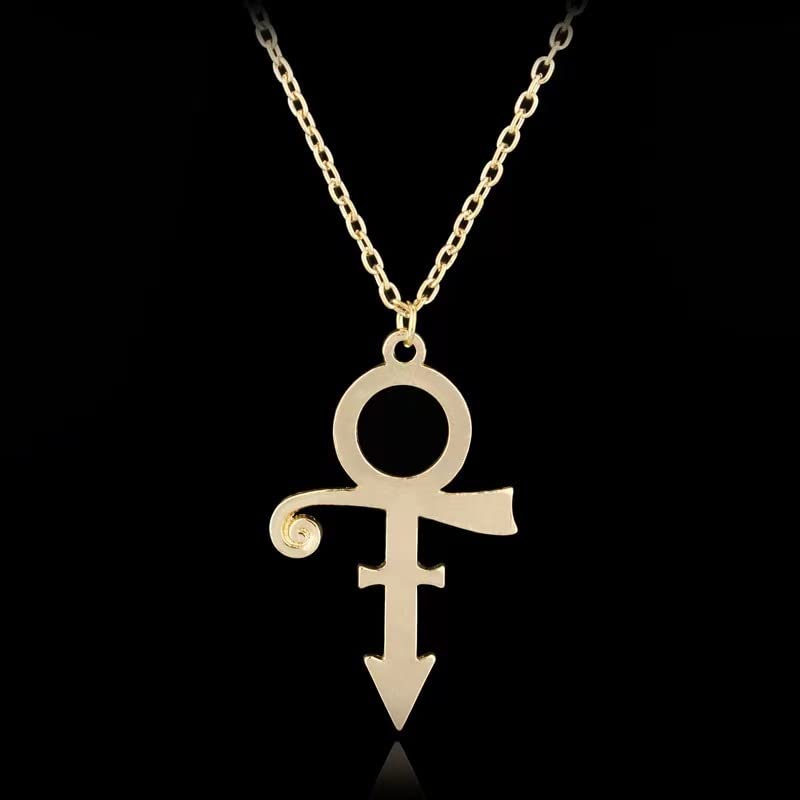 Prince Memorial Symbol Pendant Love Logo STEAMPUNK Collier en acier Prince Memorial Symbol Pendant Love Logo STEAMPUNK Collier en acier