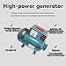7000W 220V Brushless Permanent Magnet Generator - Pure Copper Coil, 50Hz, Belt-Driven, Small AC Generator for Lighting, Compatible with Gasoline & Diesel Engines