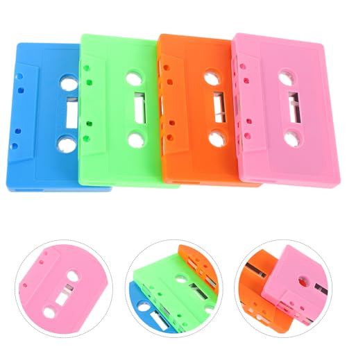 Casetes vírgenes de plástico retro para grabación de audio analógico y arte vintage 7