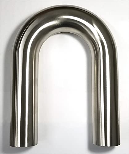 Codo de acero inoxidable SS304 180° de 1.5D para escape y tuberías de alta resistencia