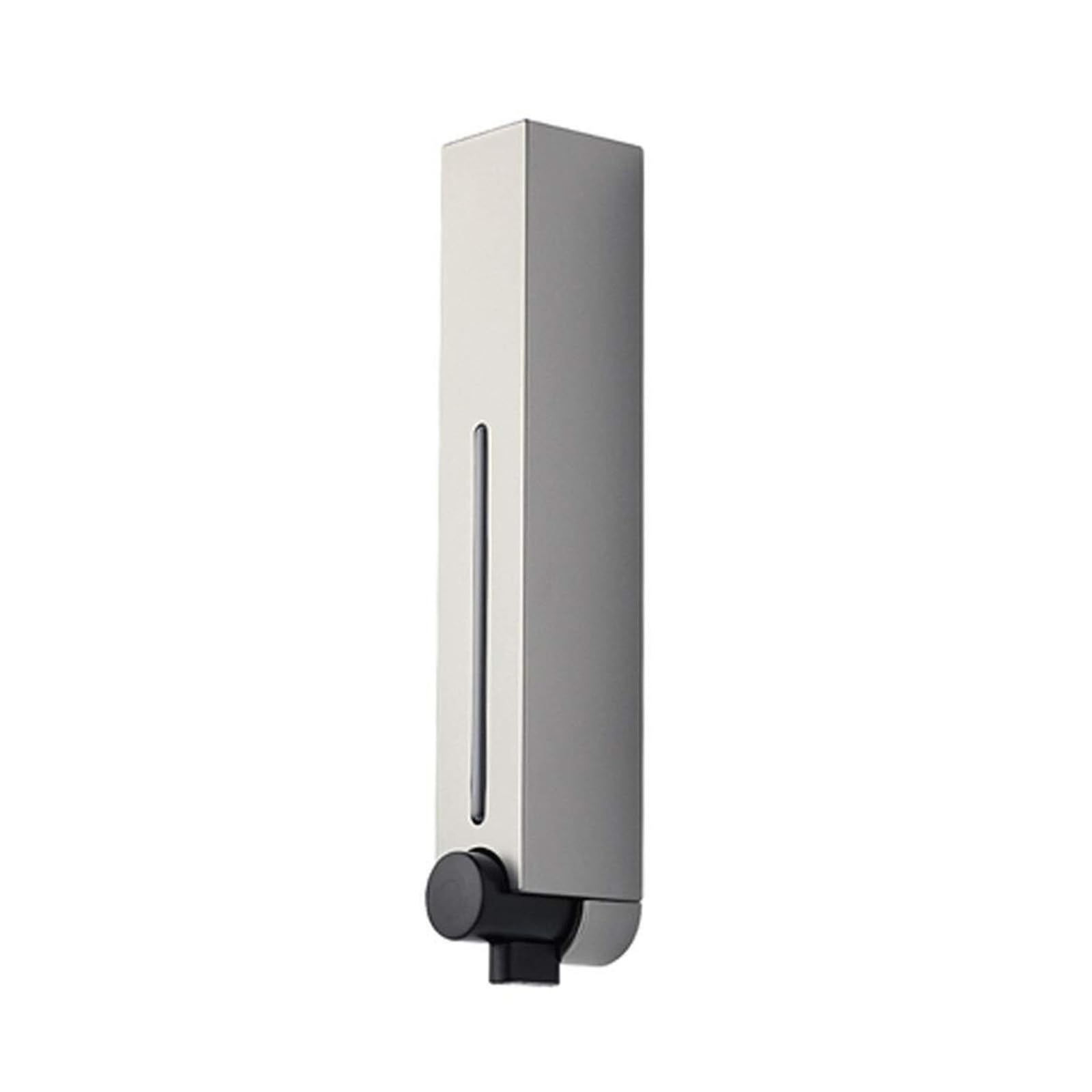 Piano di lavoro Dispenser di sapone da banco senza punzonatura Supporti a parete in plastica Arredamento bagno vintage(Silver)