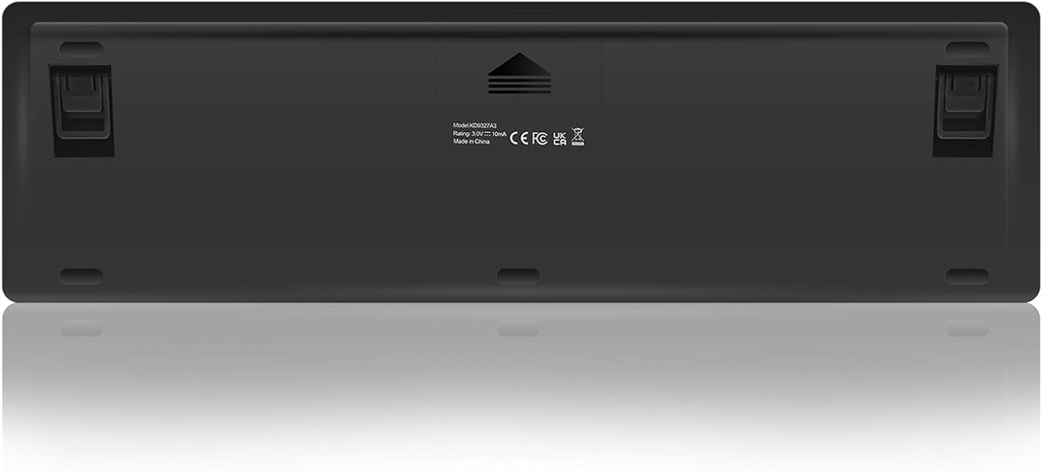 CITLLA K9300 Clavier sans Fil Bluetooth, Clavier Silencieux Multi-appareils pour Windows, Taille Normale, pavé Numérique, Touches Multimédias, Longue Batterie Durée, Compatible avec Ordinateur, PC