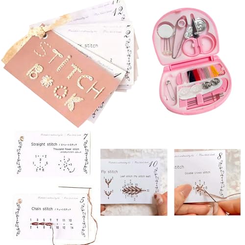 DIY Embroidery Cards Card Set, Creative Mini…