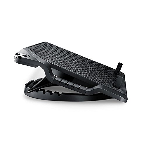 Cooler Master ErgoStand III - Base de Refrigeración para Laptop Ergonómico, 6 Alturas Ajustables, Ventilador 230mm Silencioso y Control Velocidad, Base Malla Metal, Compatible Portátiles y Tablets 17"