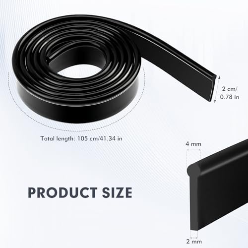 Image of CdbC 41 Inch Squeegee Rubber Replacement, Squeegee Replacement Rubber Blade, Versatile Squeegee Rubber Refill for Shower, Doors, Window & Glass Cleaning (Pack of 2)