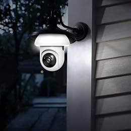 PHANSATIM Light Bulb Security Camera -2.4GHz WiFi 1080p Security Cameras Wireless Indoor Outdoor Motion Detection and Alarm,Two-Way Talk,Color Night Vision,Can be Used as a Street lamp