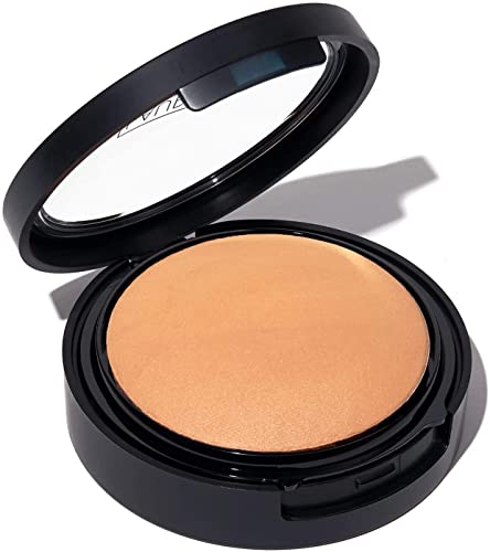 Laura Geller Beauty Double Take Baked Vielseitige Puder-Foundation, Golden Medium Cover