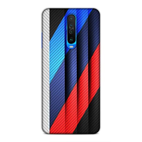 Image of Printed Mobile Back Hard Case Cover for Redmi Note 5 Pro | Stripes, Cool Pattern, Red, Blue-41