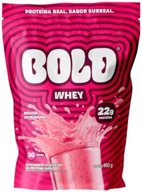 WHEY PROTEIN 3W - BOLD WHEY (900g) - Mousse de Morango