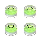Small Spirit Level, Aolvo 10x6mm Circular Bubble Level Multipurpose Bull's Eye L...