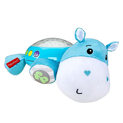Preescolar, Toy Fisher-Price Baby, HIPO Hora de Dormir, Juguete para bebés de 0 Meses en adelante, con proyección de Luces y 30 Minutos de música de Cuna