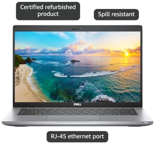 Image of Dell 5420 Latitude Laptop 14 inch FHD (1920x1080) Notebook, 11th Gen Intel Core i7-1185G7, 16GB RAM, 512MB M.2-NVMe, Thunderbolt, HDMI, Type-C, Webcam, Windows 11 Pro (Renewed)