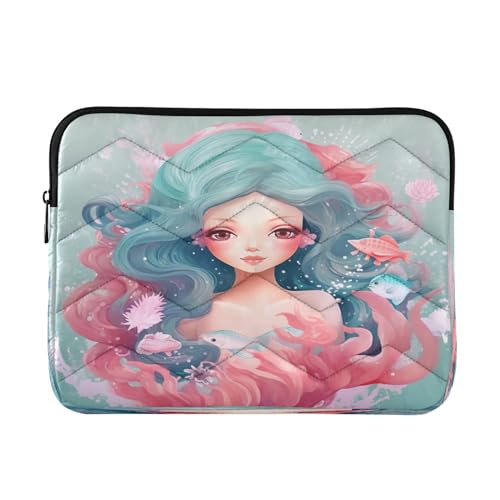 Funda para portátil 13-14 pulgadas diseño sirena impermeable miniatura 1