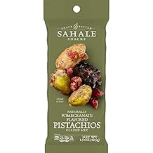 Sahale Snacks Pomegranate Flavored Pistachios Glazed Mix, 1.5 Ounces Pack of 9