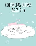  coloring books ages 3-4: Funny Image for special occasion age 2-5, art design from Professsional Artist: 8 (Wild Animals)