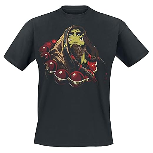 World of Warcraft Thrall – Son of Durotan herr t-shirt svart fan merch, spel