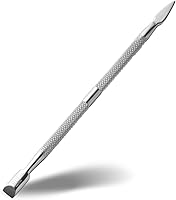 Rui Smiths Pro Cuticle Pusher Style 104 - Stainless Steel Dual-End Manicure Tool for Professional Cuticle Care