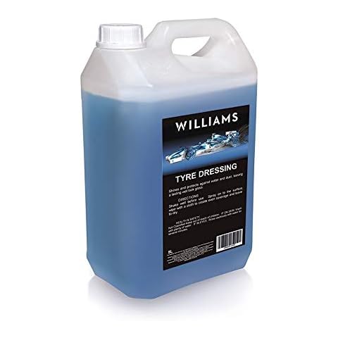 Williams Racing 5 Litre Tyre Dressing Premium Grade Gloss Finish Cover