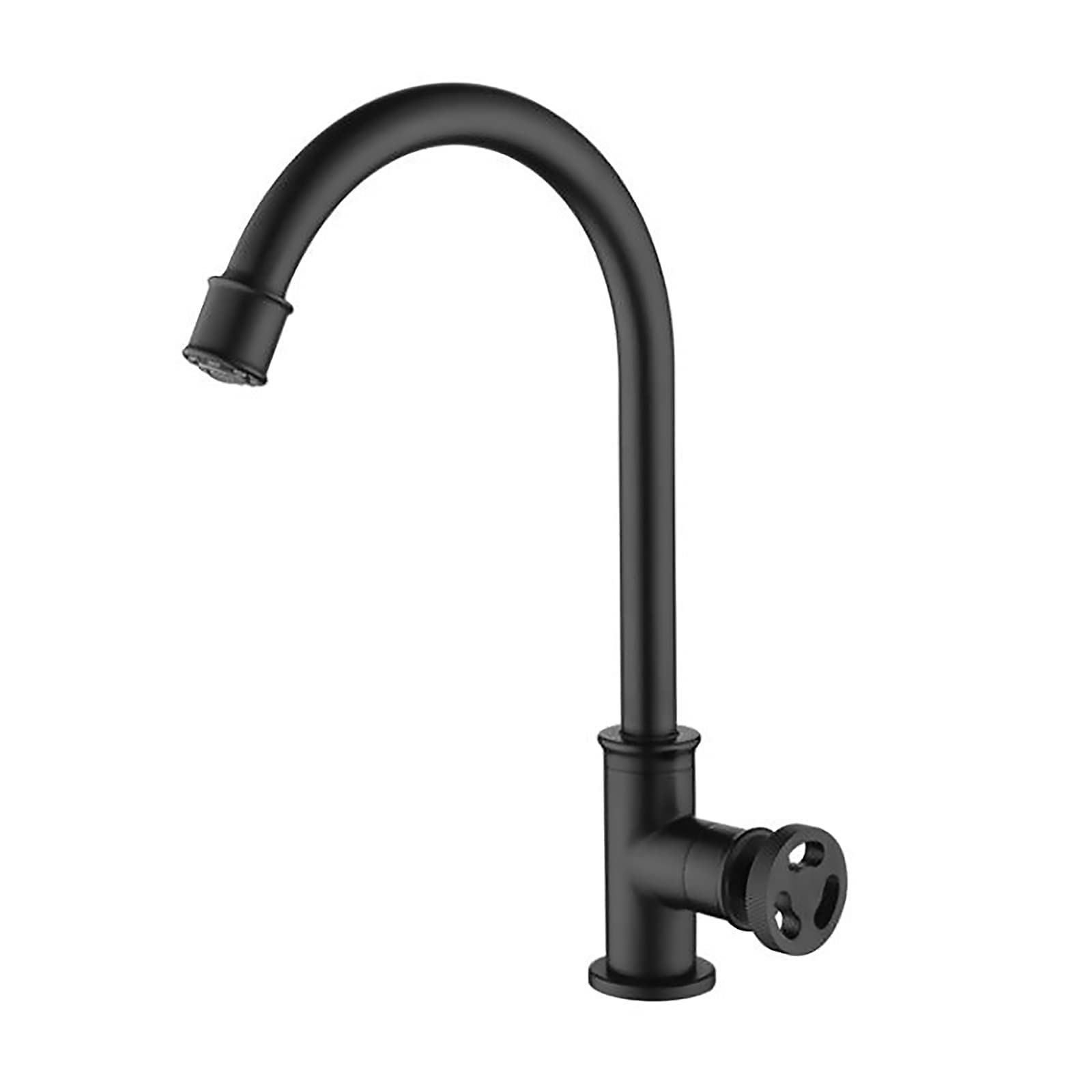 Rubinetto per lavello da Cucina Rubinetto da Cucina Rubinetto per lavello da Cucina Industriale Nero Rubinetto da Cucina Girevole in Ottone Miscelatore da Cucina con Maniglia Singola Acqua Calda e