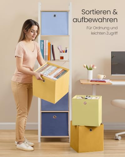 SONGMICS Aufbewahrungsbox, 6er Set, Stoffbox, 33 x 33 x 33 cm – Ansicht 5