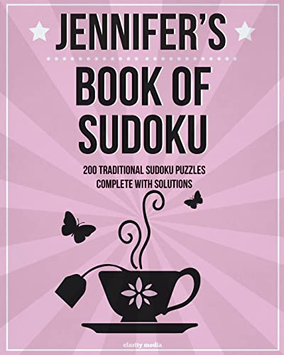 Jennifer's Book Of Sudoku: 200 traditional sudo... 1511523417 Book Cover