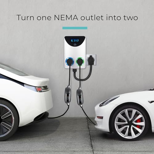 Image of Lectron NEMA Socket Splitter - Power Your EV Charger and High-Powered Appliance from The Same Outlet (NEMA 10-30 to NEMA 10-30 / NEMA 10-30 Splitter)