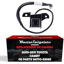 Master Tailgaters Replacement for Toyota Camry + Hybrid w/Push Button Start 2009-2011 Backup Camera OE Part # 86790-33050