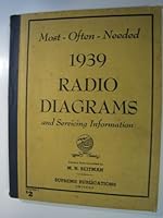 Most Often Needed 1939 Radio Diagrams and Servicing Information B004LF6GLM Book Cover