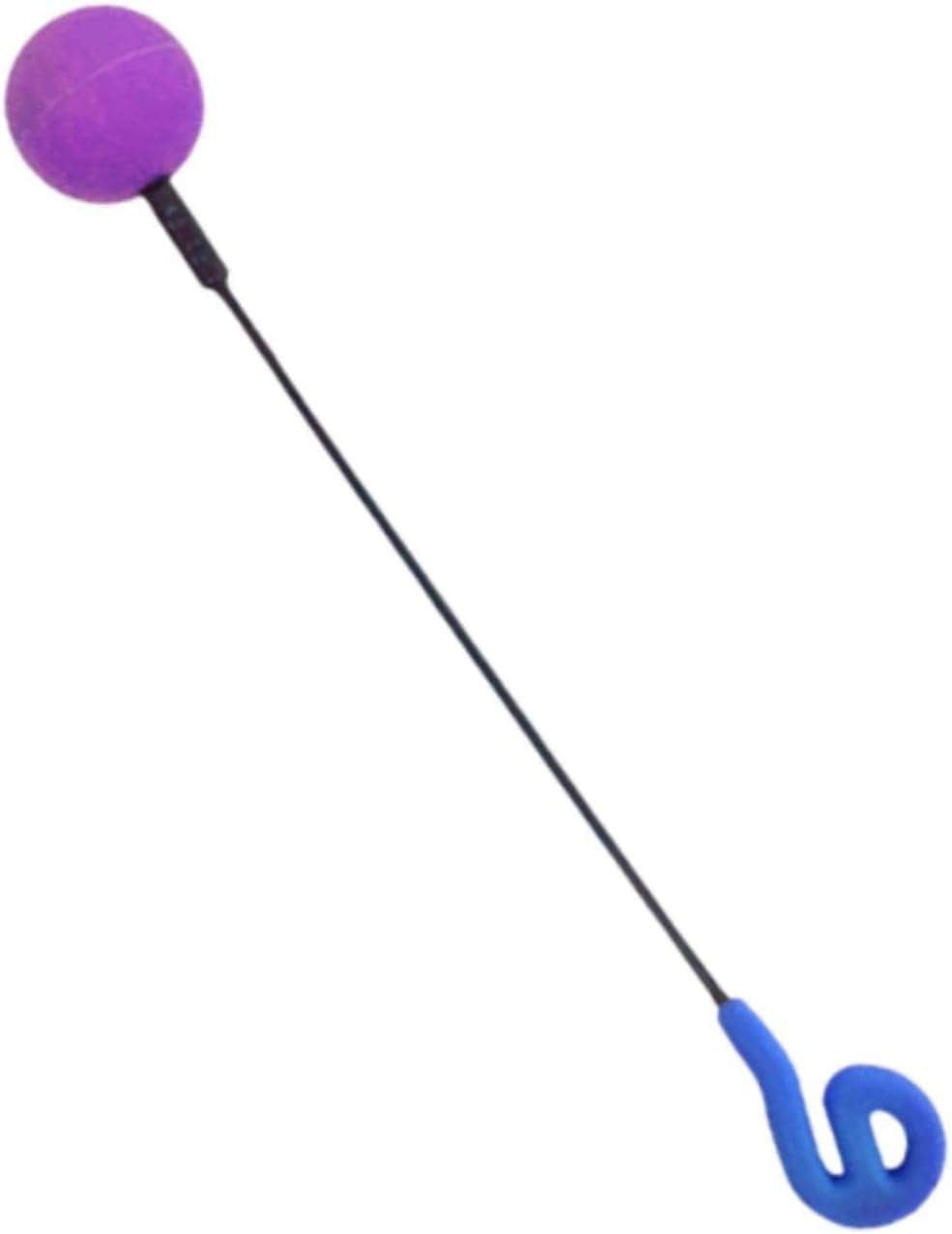 Colaxi Friction Gong Mallet, Whales Sound Mallet Percussion with Rubber Ball Head, Friction Mallet for Yoga Players Playing