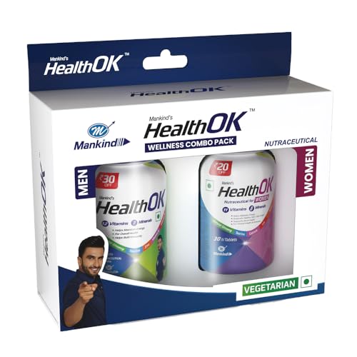 Image of Health OK Multivimins Wellness Family Combo pack| 60 pcs