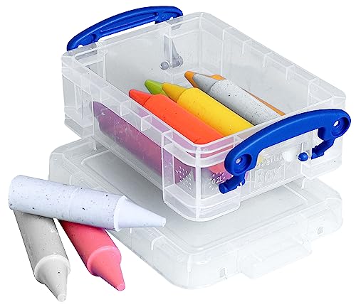 Image of Really Useful Plastic Storage Box 0.2 Litre Clear (Pack of 10)