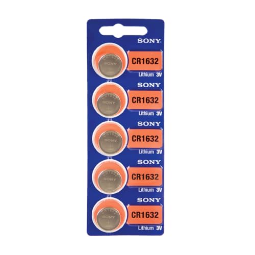 Batería de Litio Coin Cell Sony CR1632 3V Paq 5 miniatura 1