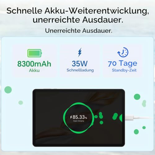 HONOR Pad X9a 11,5 Zoll WiFi Tablet 6+128GB Grau