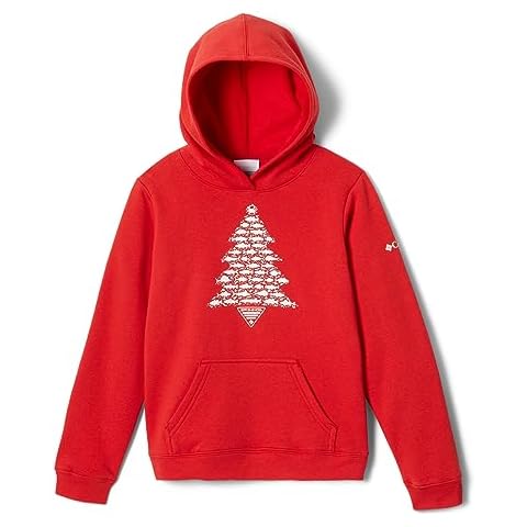 Columbia Boys' PFG Elements Hoodie, Red Spark Cover