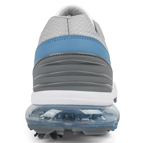 Image of Spikes Golf Shoes Men Training Golf Sneakers Comfortable Walking Footwears for Golfers
