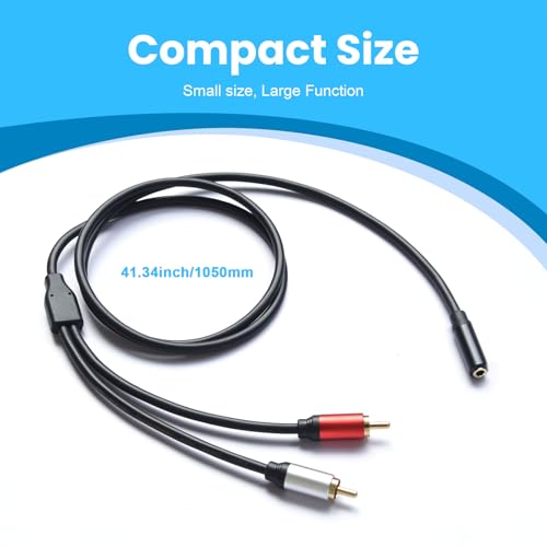 Répartiteur RCA Y Soshine anti-interférence pour ampli - 3
