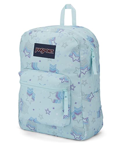 Image of JanSport Cross Town Backpack 17 inch x 12.5 inch x 6 inch - Simple Bag for Everyone with 1 Main Compartment, Front Utility Pocket - Premium Class Accessories - Sparkle Stars