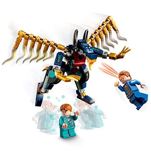 LEGO 76145 Marvel Luftangriff Der Eternals, Superhelden-Spielzeug für Kinder ab 7 Jahren, mit Deviant-Actionfiguren – Bild 6