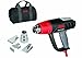 Skil Masters Heißluftpistole 8007 MA (2.000W, LCD Temperatureinstellung, 4m Kabel, 4 tlg. Zubehörset, +Tasche)