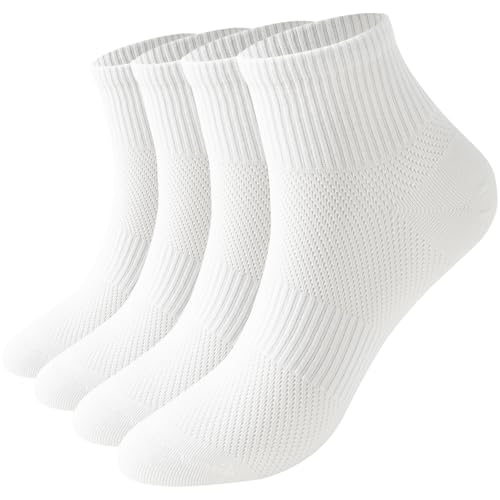 Women's Cotton Crew Socks-Breathable, Moisture-Wicking,Casual&Athletic Wear|Soft Calf Socks with Arch Support