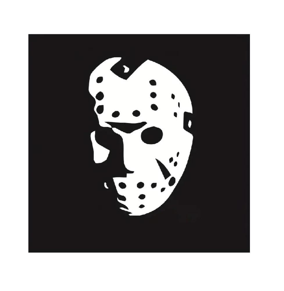 Horror Face Vinyl Car Laptop Window Stickers Die Cut Decals