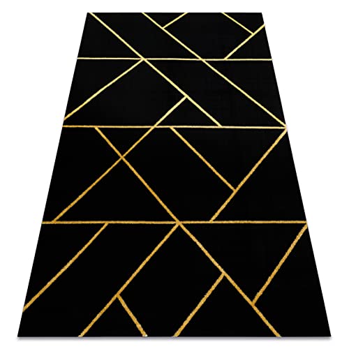 Tapis élégant géométrique pour réchauffer un sol froid