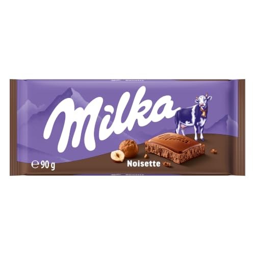 Milka Noisette Alpenmilch Schokoladenriegel, 90 g (25er-Pack) – Ansicht 2
