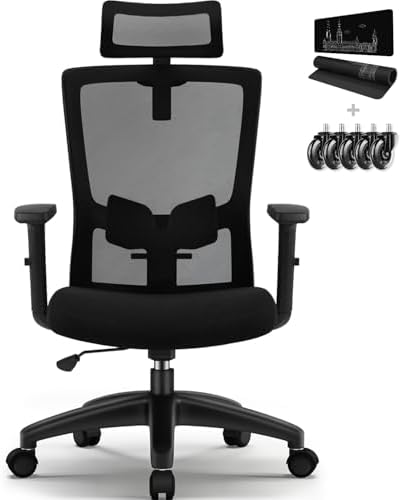 Bürostuhl, Bürostuhl ergonomisch, Schreibtischstuhl mit Verstellb...