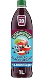 Robinsons Apple and Blackcurrant Squash No Added Sugar, 1L