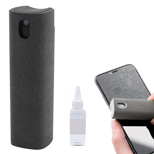 Pulitore Schermo,Detergente per Schermo, Screen Cleaner,3 in 1 Fingerprint-Proof Screen Cleaner,Kit Pulizia Telefono,All-in-One Screen Cleaner Spray Wipe,Touch Screen Mist Spray Detergente per Schermo